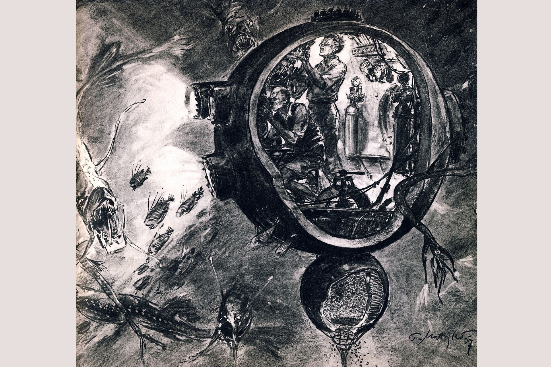 Galerie-der-verschwundenen-Geschichten_Piccard_Tauchkugel
