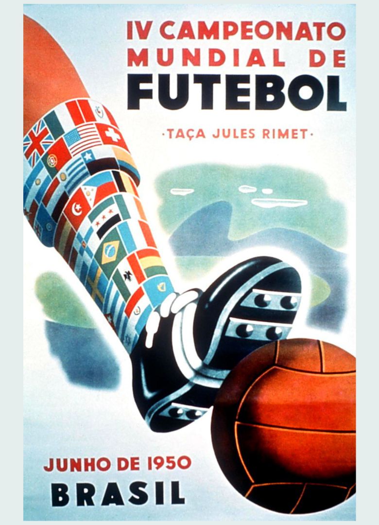 Galerie-der-verschwundenen-Geschichten_Brasilien_Fußballweltmeisterschaft_1950_Plakat
